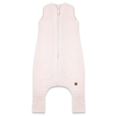 Spací vak so zahrnovacími nohavičkami, Soft Interlock, prúžok, ružový, veľ. M