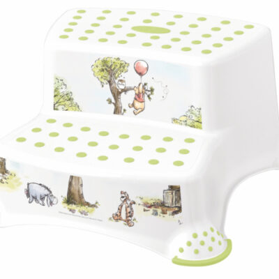 Stolička/schodík Macko Pú (biely)