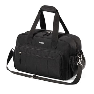 Štýlová cestovná taška nielen ku kočíku - čierna