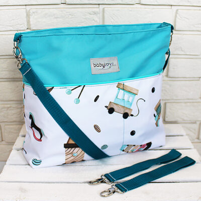 Baby Nellys: Taška na kočík Hand Made (tyrkysová)
