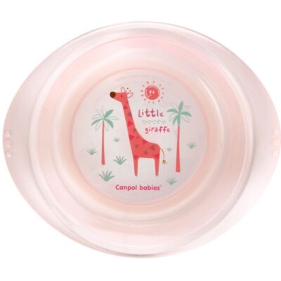 Canpol Babies: Tanierik Žirafka (ružová)
