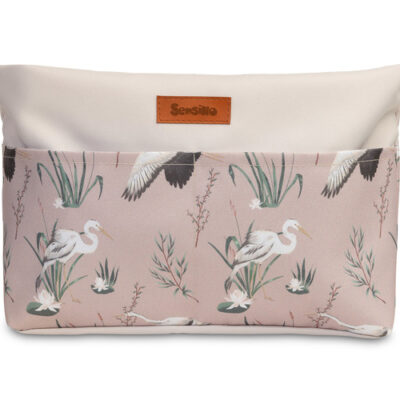 Taška, organizér na kočík - púdrovo ružový