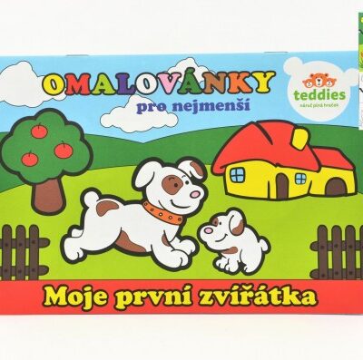 Teddies Omalovánky Moje první zvířátka 21x14,5cm MPZ