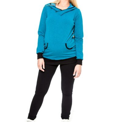 Tehotenské nohavice Be Maamaa - KALI čierne, vel. L