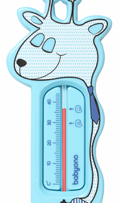 Teplomer do vody ŽIRAFA - modrý