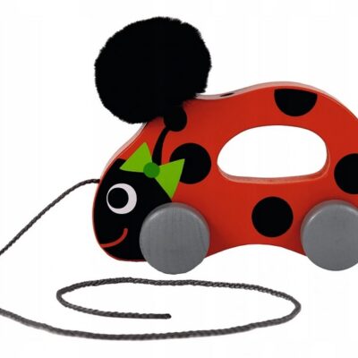 Trefl: Edukačná drevená hračka Lienka (červená)