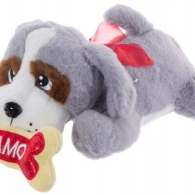 Tulimi: Plyšový psík 40cm (sivý)