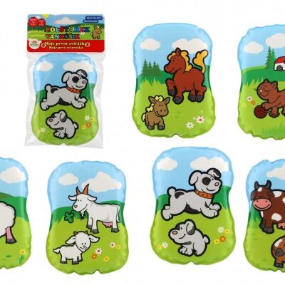 Vankúšik Moje prvé zvieratká pískacie 12x9x2cm asst 6 druhov v sáčku 12ks v boxe 0+ MP