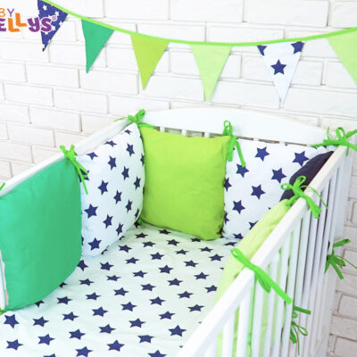 Vankúšikový mantinel s obliečkami Baby Nellys - č. Blo1