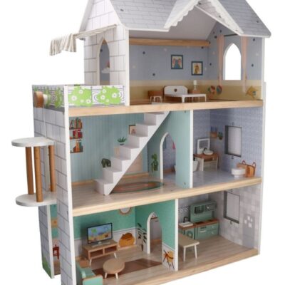 Veľký drevený domček pre bábiky