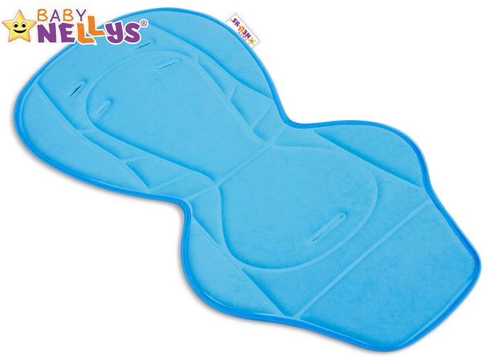 Baby Nellys: Modrá/tyrkysová vložka do kočíka