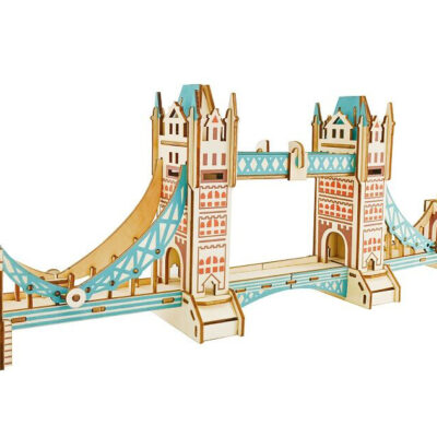 Woodcraft Drevené 3D puzzle Tower Bridge