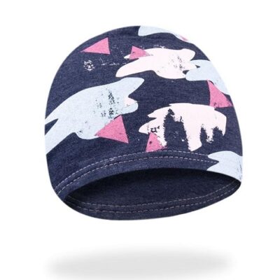 YO! Bavlnená čiapka Izabela (jeans)