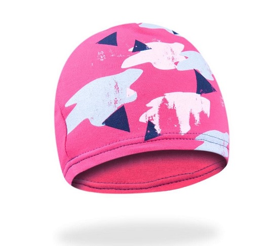 YO! Bavlnená čiapka Izabela (malinová)