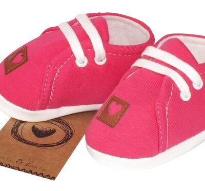 Z&Z Jarné dojčenske topánočky, capáčky - amarantové