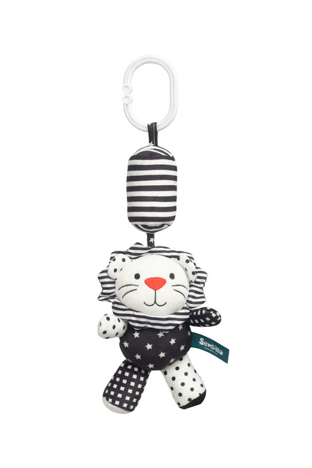 Závesná hračka do kočíka BLACK&WHITE - Lev