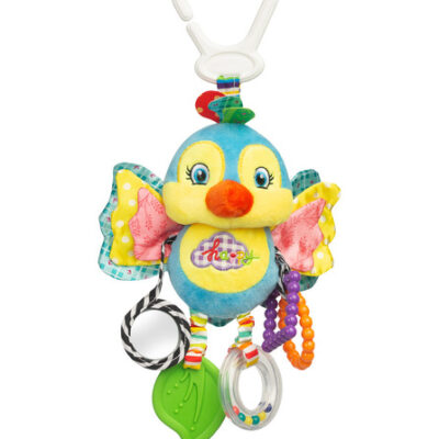 Závesná hračka, hrkálka - Vtáčik