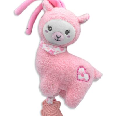 Závesná plyšová hračka Lama 15cm (ružová)