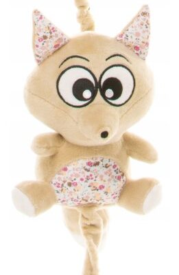 Závesná plyšová hračka Fox s melódiou (béžovo/hnedá)