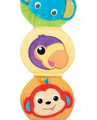 Závesná plyšová knižka so zrkadlom (Zvieratká)