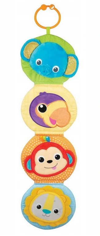 Závesná plyšová knižka so zrkadlom (Zvieratká)