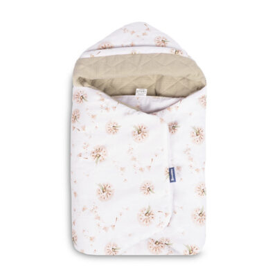 Zavinovačka 2v1 do autosedačky, kočíka, mušelín, bavlna, Púpava, béžová