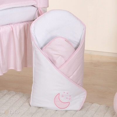 Zavinovačka LUX, s vystuženými chrbtom - Měsíček - růžová