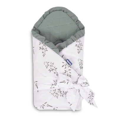 Zavinovačka pre bábätko, mušelín, bavlna Lúka, khaki, zelená