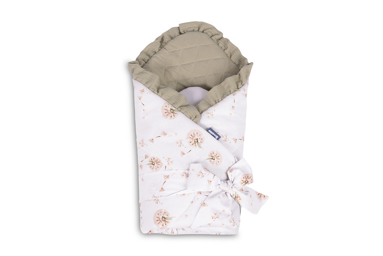 Zavinovačka pre bábätko, mušelín, bavlna, Púpava béžová