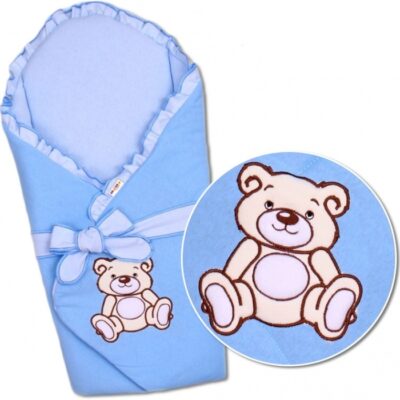 Baby Nellys: Modrá zavinovačka (Medvedík Teddy)